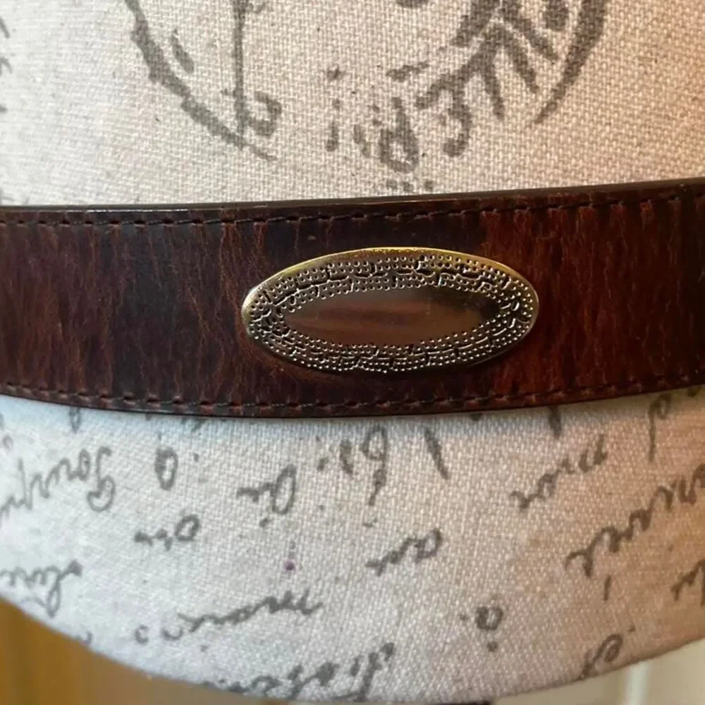Haggar brown leather